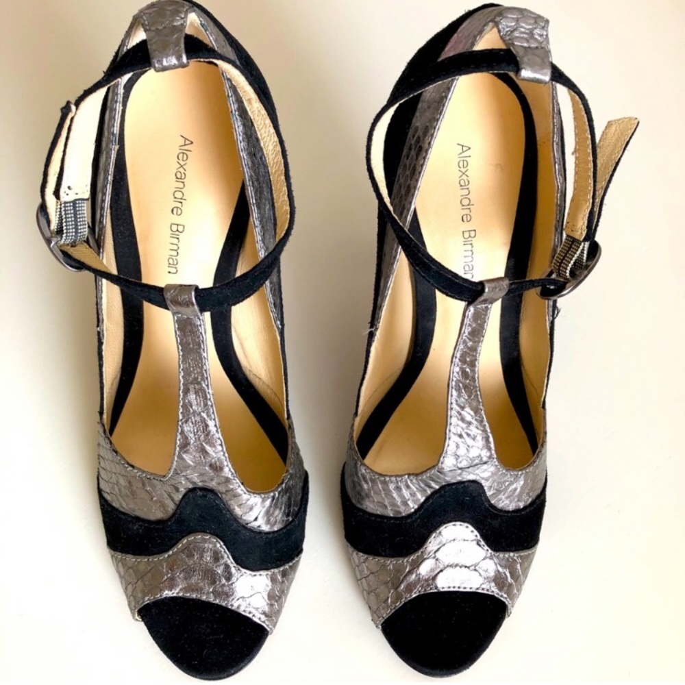 Alexandrebirmanpythonsuede Artdeco Gatsby Tango T… - image 3